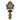 Royal Designs Vintage Key Design Lamp Finial for Lamp Shade- Antique Brass