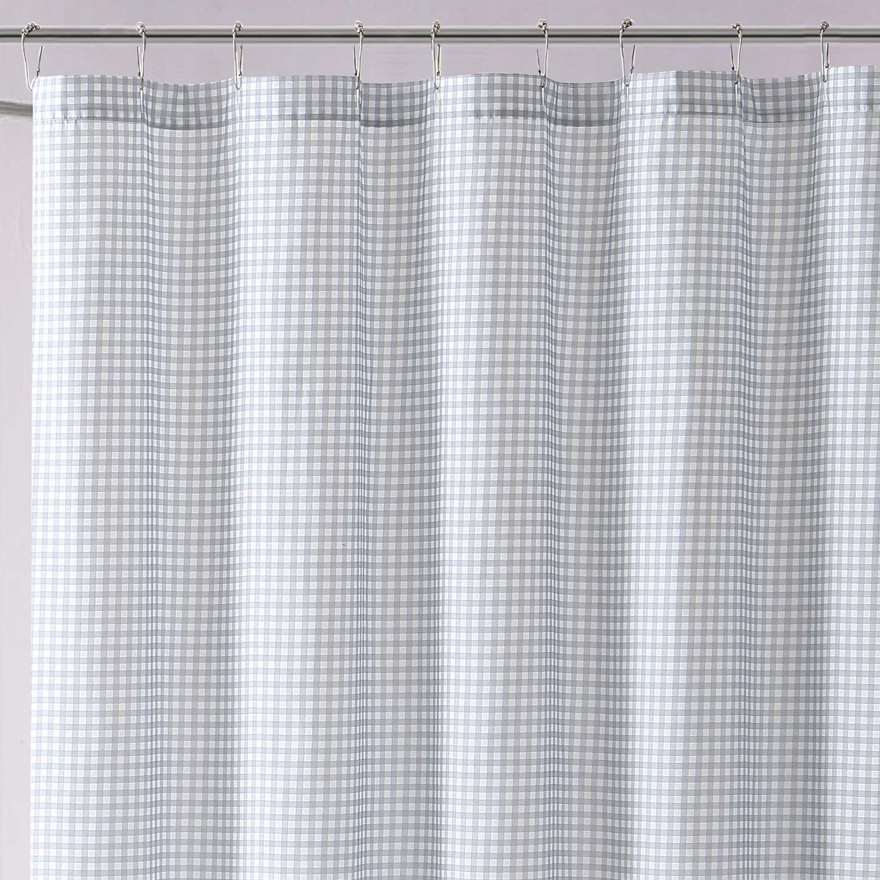 Shop My World Printed Gingham Shower Curtain Free Shipping On