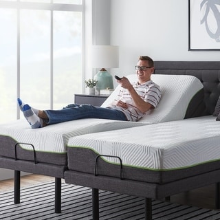 Memory Foam Mattress Adjustable Bed Set by Lucid Comfort Collection