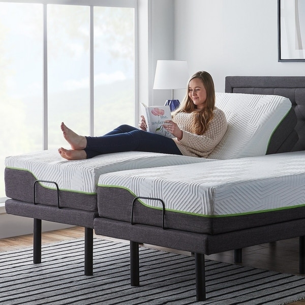 lucid l300 adjustable bed base split king