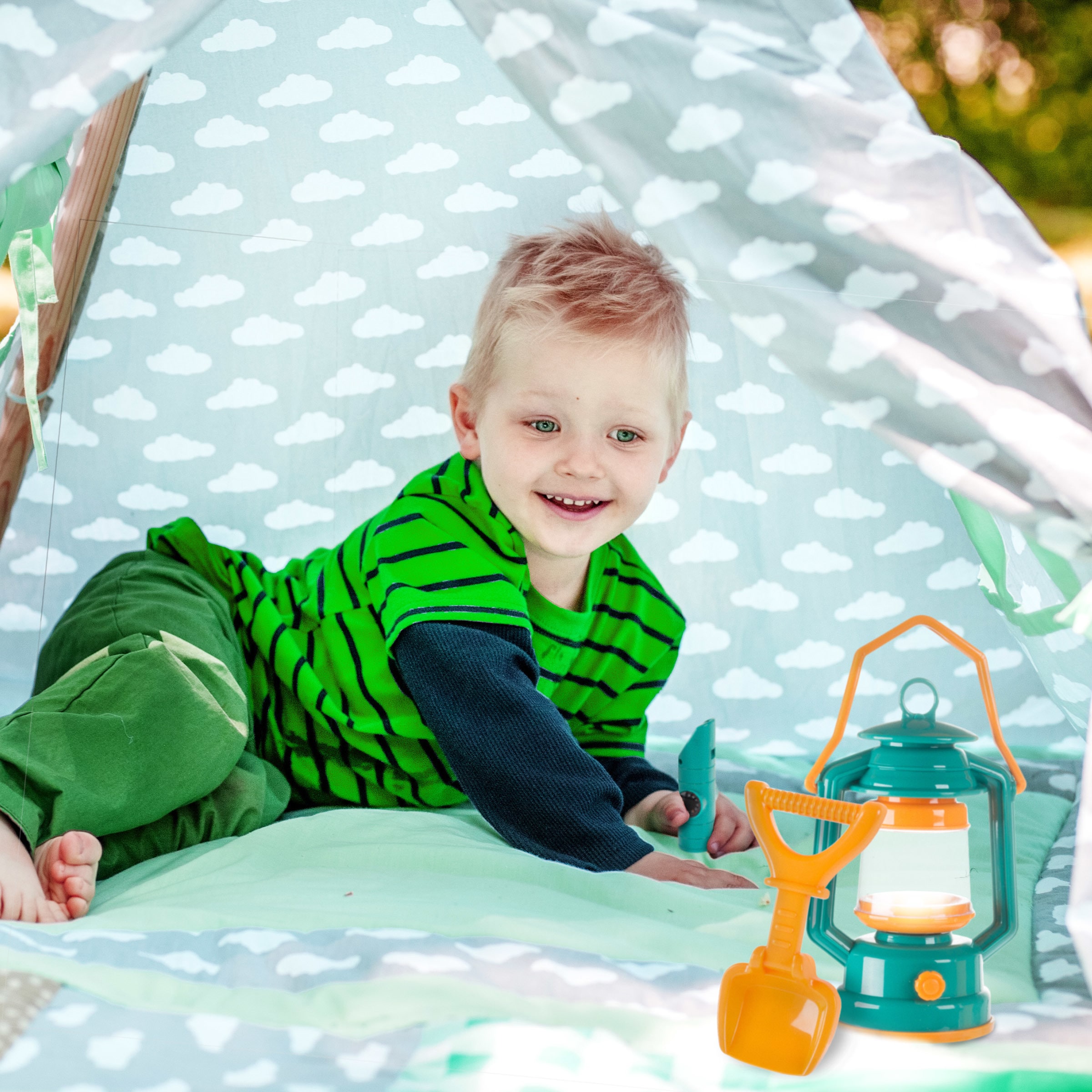 pretend camping set