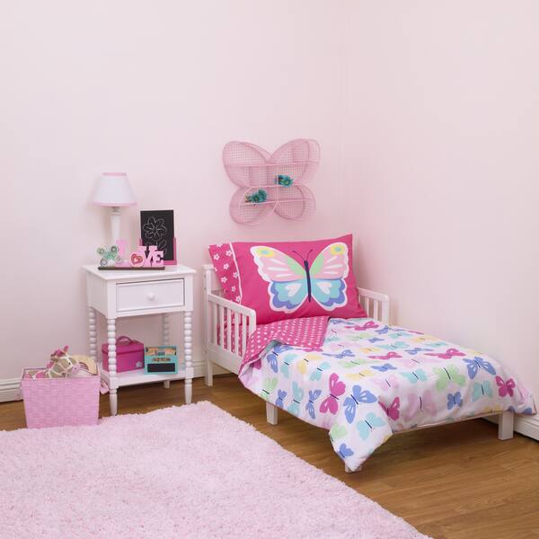 Shop Carter S Butterflies 4 Piece Toddler Comforter Set Free