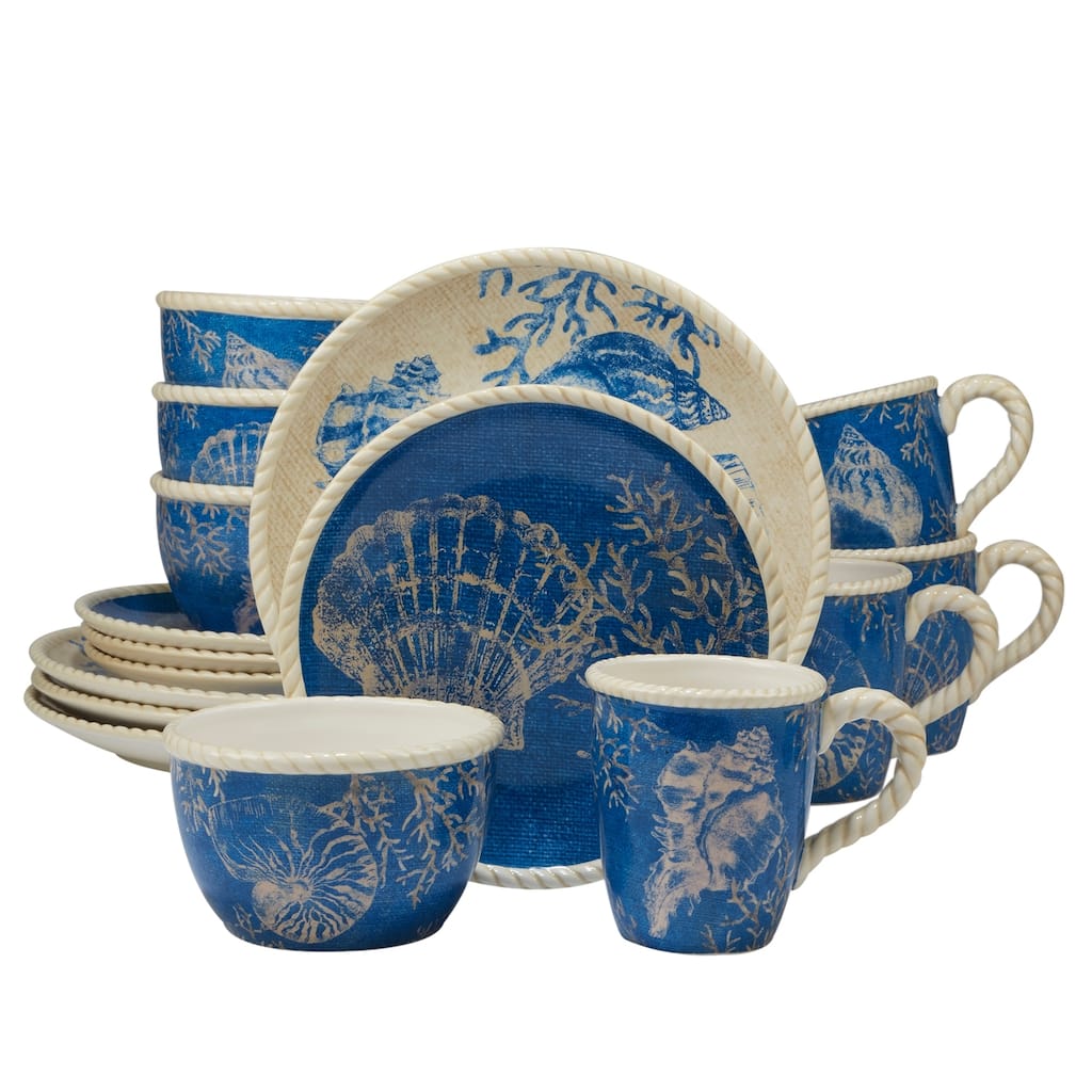 Certified International Seaside 16-piece Dinnerware Set