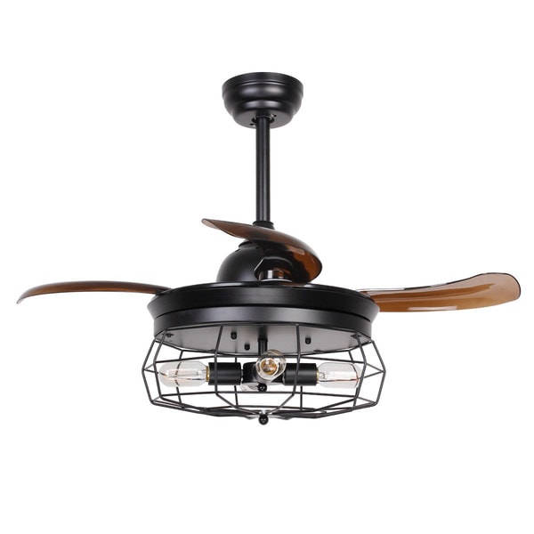 Shop Industrial 36.5-inch Ceiling Fan with Foldable 4 ...