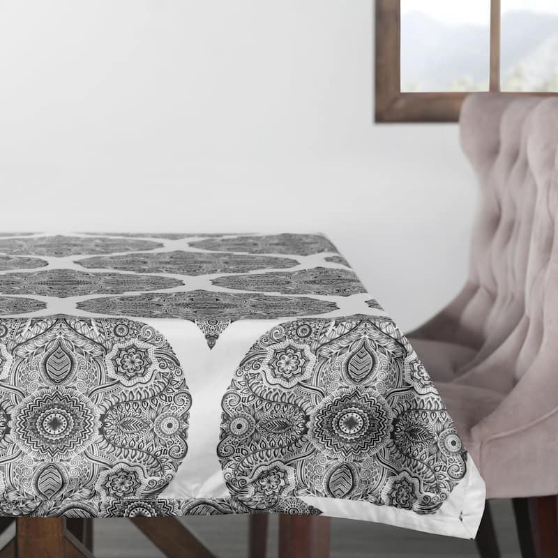 Exclusive Fabrics Royal Designer Faux Silk Taffeta Outdoor Table Cloth