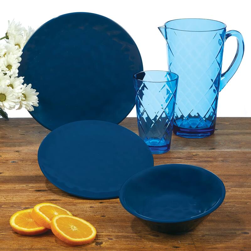 Certified International Solid Color 12-piece Melamine Dinnerware Set