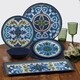 preview thumbnail 2 of 0, Certified International Lucca 12-piece Melamine Dinnerware Set