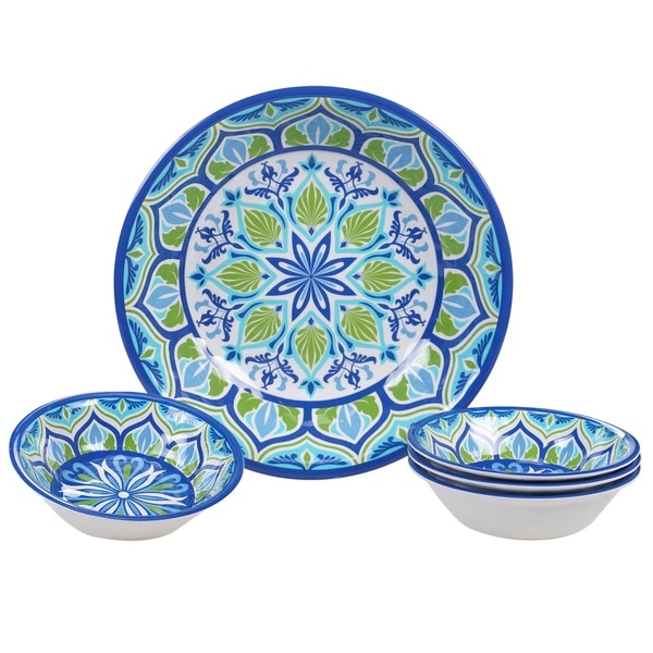Certified International Morocco 5-piece Melamine Salad/Serving Set