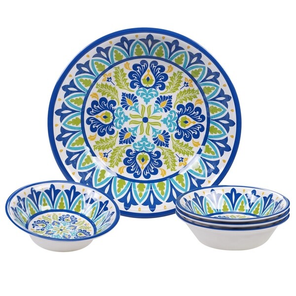 Certified International Martinique 5-piece Melamine Salad/Serving Set