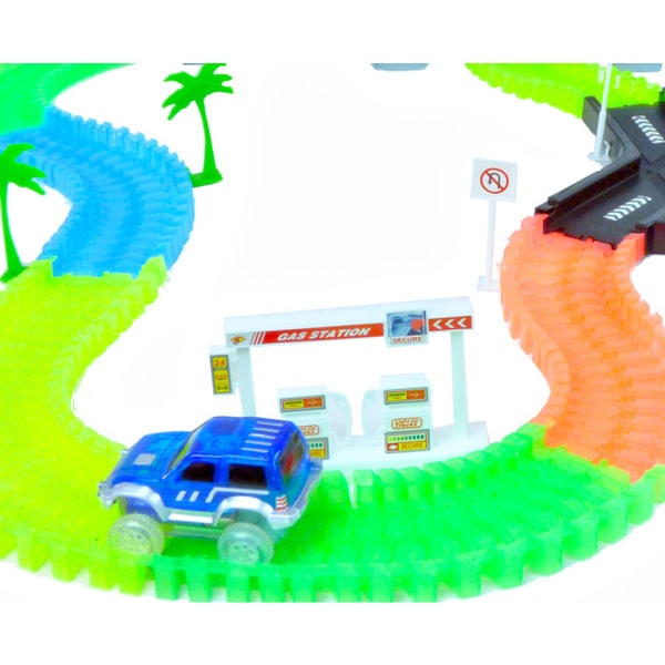 neon race track toy