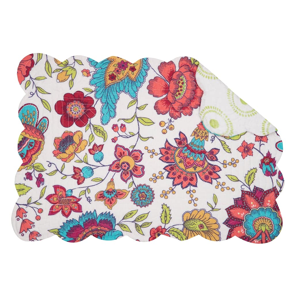 Eva Cotton Quilted Placemat Set of 6