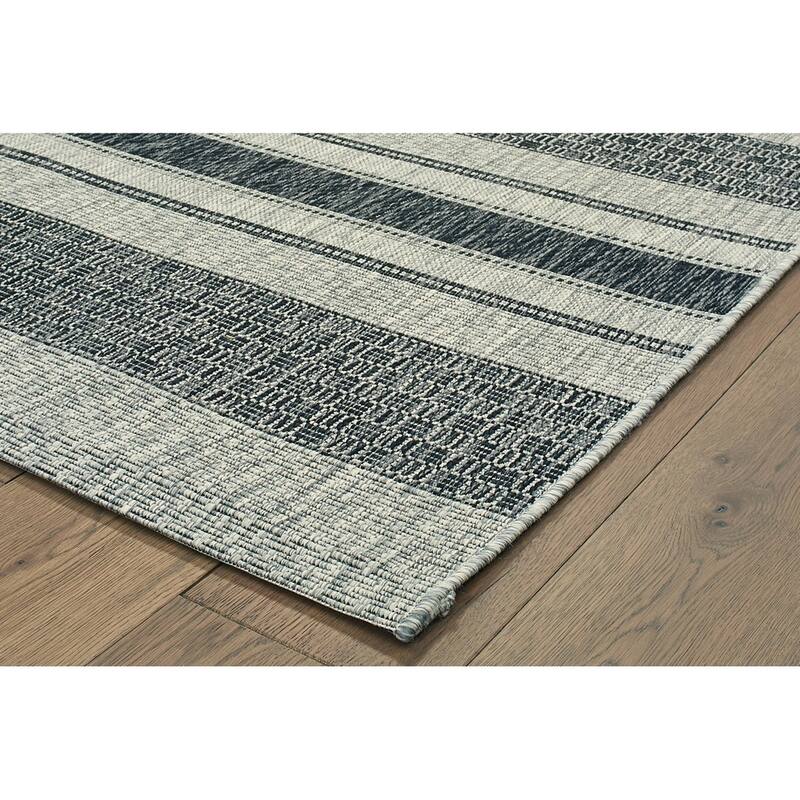 Sevita Banded Heather Indoor/Outdoor Rug