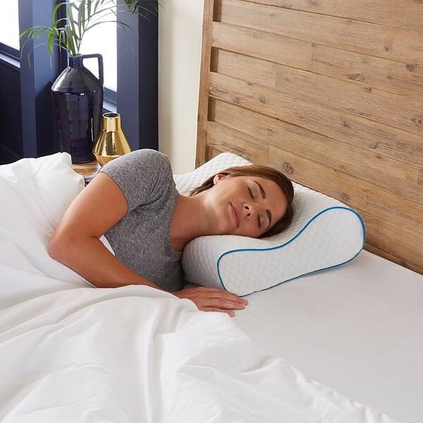 Shop Serta Cool Touch Contour Memory Foam Pillow Set Of 2 Free