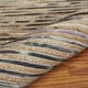 preview thumbnail 6 of 7, LR Home Topanga Striped Wool and Jute Indoor Area Rug (5'x8') - 5' x 7'9"