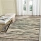 preview thumbnail 8 of 7, LR Home Topanga Striped Wool and Jute Indoor Area Rug (5'x8') - 5' x 7'9"