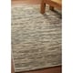 preview thumbnail 7 of 7, LR Home Topanga Striped Wool and Jute Indoor Area Rug (5'x8') - 5' x 7'9"