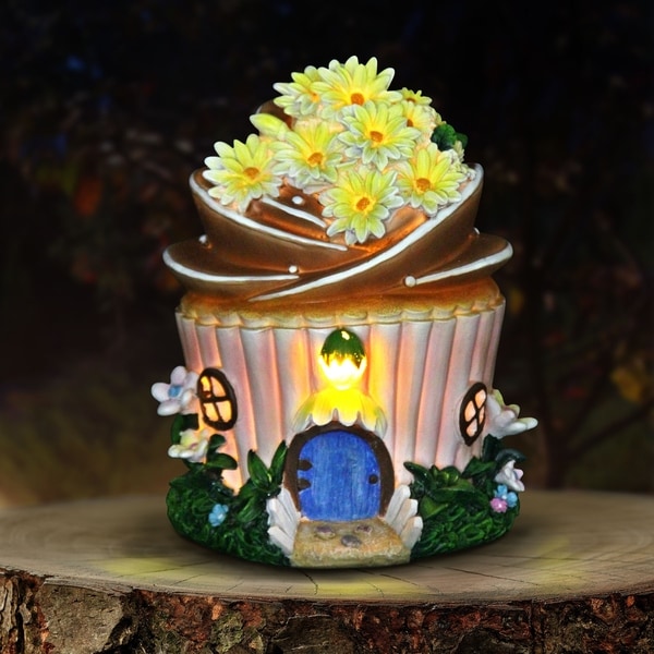 Solar Yellow Flower Cake House