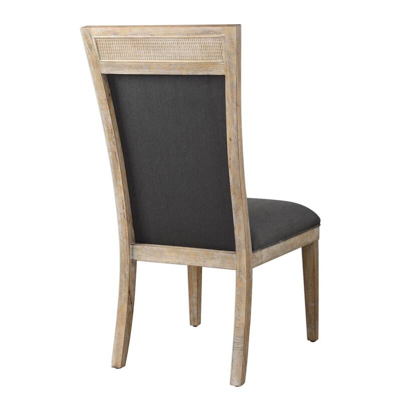 Uttermost Encore Dark Grey Armless Chair