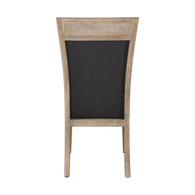 Uttermost Encore Dark Grey Armless Chair