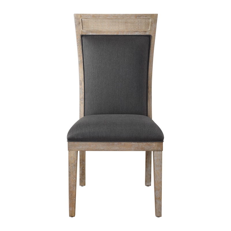 Uttermost Encore Dark Grey Armless Chair