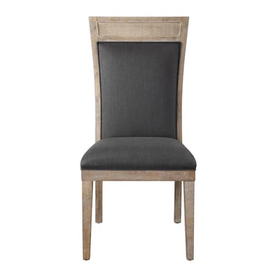 Uttermost Encore Dark Grey Armless Chair