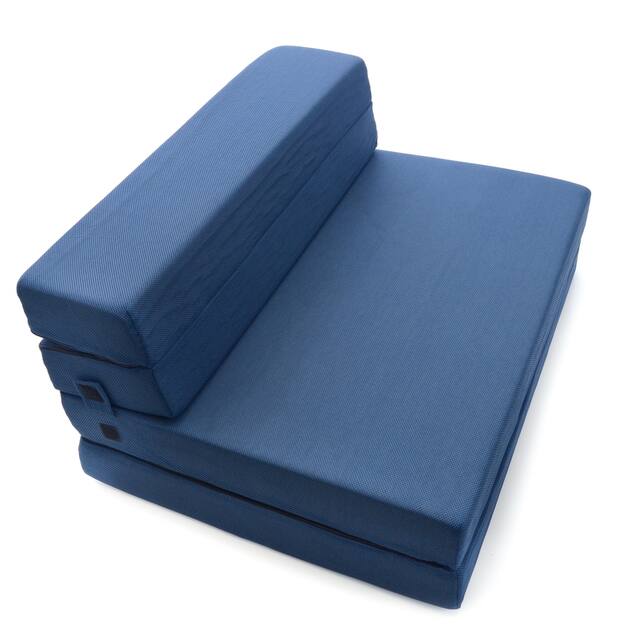 Milliard 4.5-inch Tri-Fold Twin XL Mattress Sofa Bed