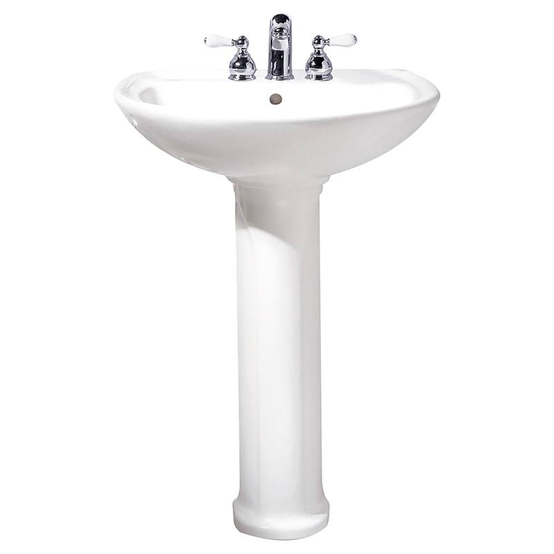 American Standard Cadet 24 Inch Pedestal Sink 0236.811.020 White
