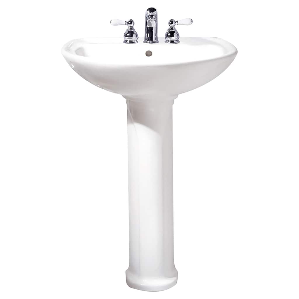 American Standard Cadet 24 Inch Pedestal Sink 0236.811.020 White