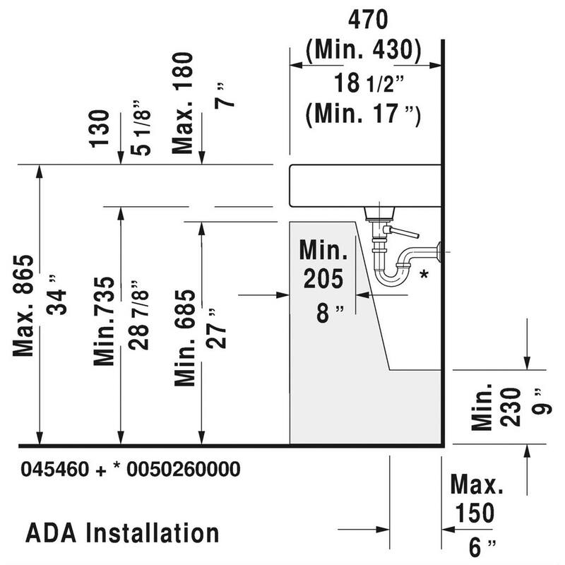 Duravit Vero Furniture Washbasin 0454600000 White