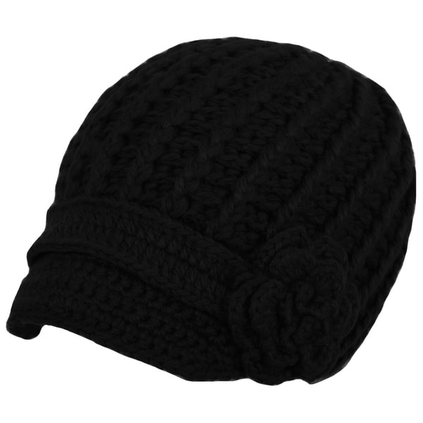 womens visor beanie hat