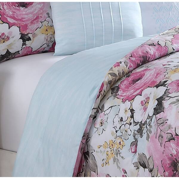 Shop Vcny Home Lucia Floral Reversible Comforter Set Multi