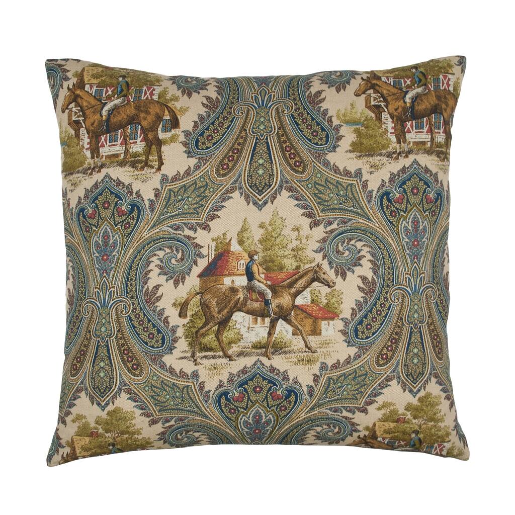 Sherry Kline Seabiscuit 20-inch Decorative Pillow - Multi Color