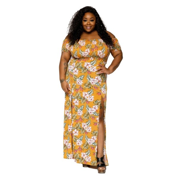 plus size sexy maxi dress