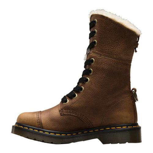 tan grizzly dr martens