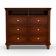preview thumbnail 3 of 2, Gracewood Hollow Keyes Wooden Media Chest