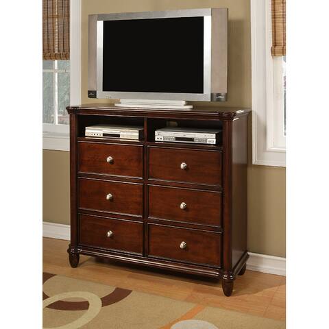 Gracewood Hollow Keyes Wooden Media Chest