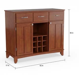 Cherry Finish Buffets Sideboards China Cabinets Online At Gracewood Hollow Arthur Medium Cherry Buffet With Wood Top