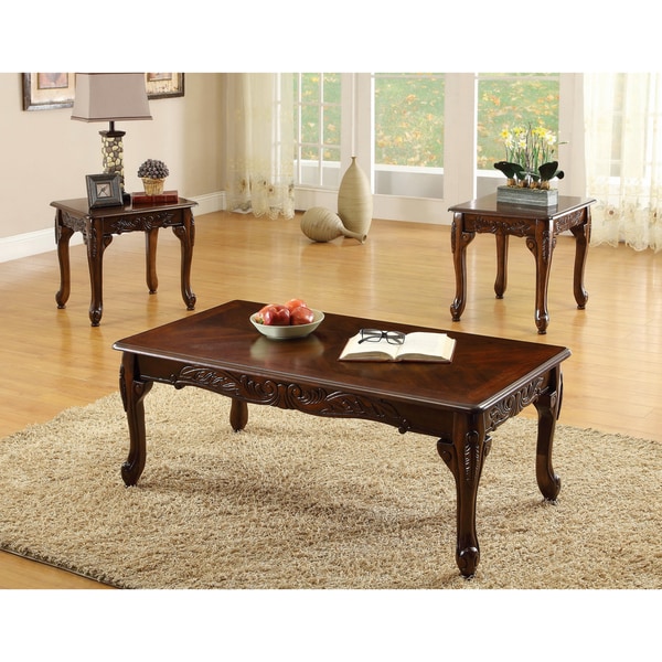 traditional coffee and end tables