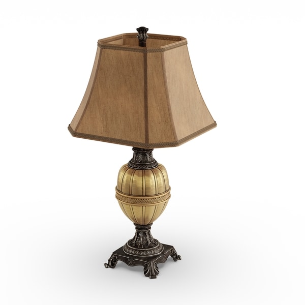 Gracewood Hollow Andrew Antique Gold Table Lamp