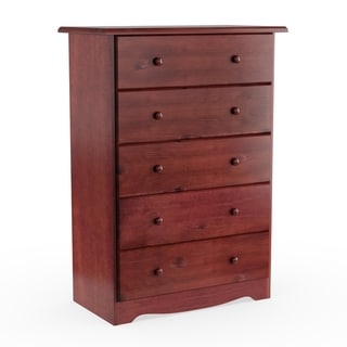 Copper Grove  Caddo Solid Wood 5-drawer Chest (Mahogany)