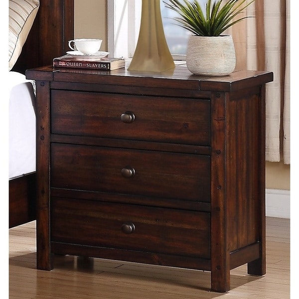 Copper Grove Plumas 3-drawer Modern Nightstand - On Sale ...