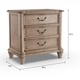 preview thumbnail 8 of 11, Furniture of America Rusi Rustic Brown Solid Wood 2-drawer Nightstand