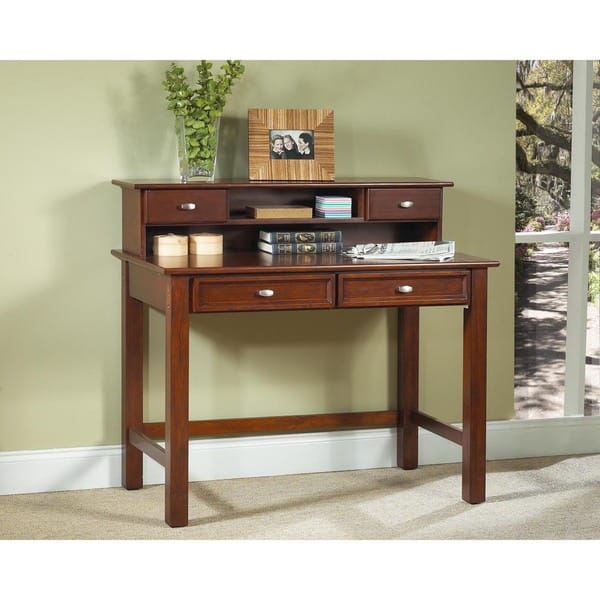 Shop Copper Grove Roland Cherry Student Desk And Hutch Free