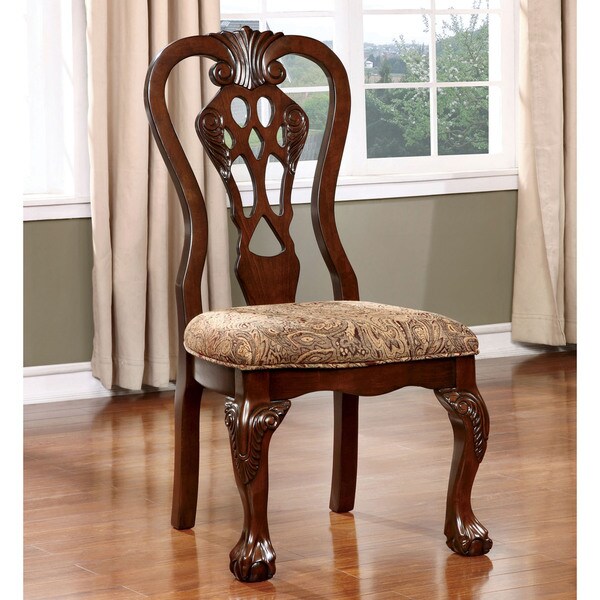 Shop Gracewood Hollow Yolen Formal Brown Cherry Dining Chair (Set of 2
