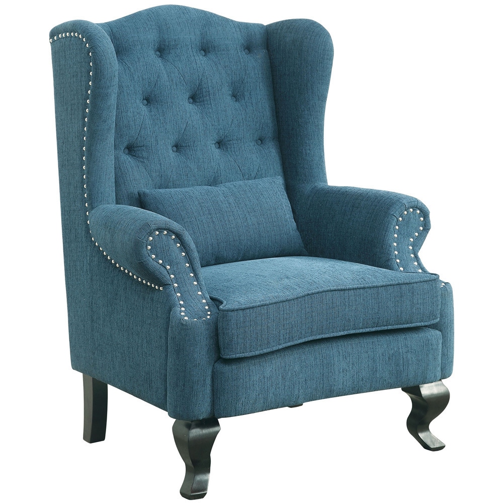 Wingback Chairs Blue Living Room Online At Wingback Chairs Blue Living Room Online At Our Best Furniture Deals
