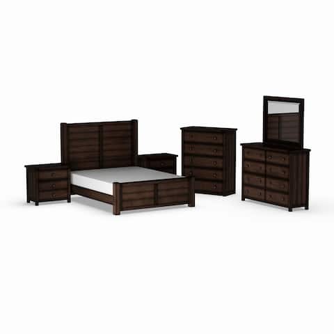 Carbon Loft Plumas Queen Panel 6-piece Bedroom Set