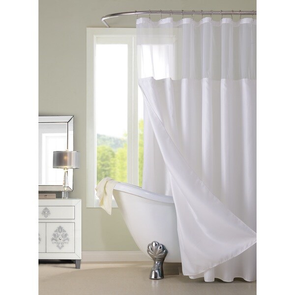 Gracewood Hollow Asimov Hotel Shower Curtain With Detachable Gracewood Hollow Asimov Hotel Shower Curtain With Detachable Liner