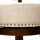 Furniture of America Fendeson Contemporary Fabric Nailhead Swivel Bar Stool (Set of 2) - Thumbnail 11