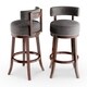 Furniture of America Fendeson Contemporary Fabric Nailhead Swivel Bar Stool (Set of 2) - Thumbnail 13