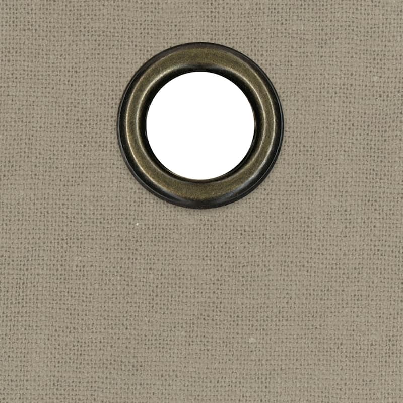 Strick & Bolton Krupa Grommet Linen Curtain Panel